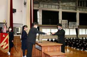 表彰伝達式・全国大会壮行式