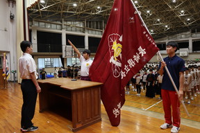 令和５年度　第７５回高総体壮行式