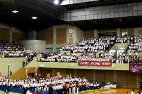 バスケットボール全校応援