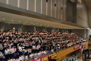 バスケットボール全校応援